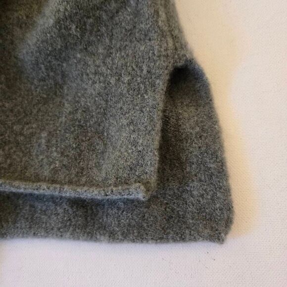 Eileen Fisher Womens Heather Cashmere Silk Blend Pullover Sweater Green Medium - Picture 6 of 11